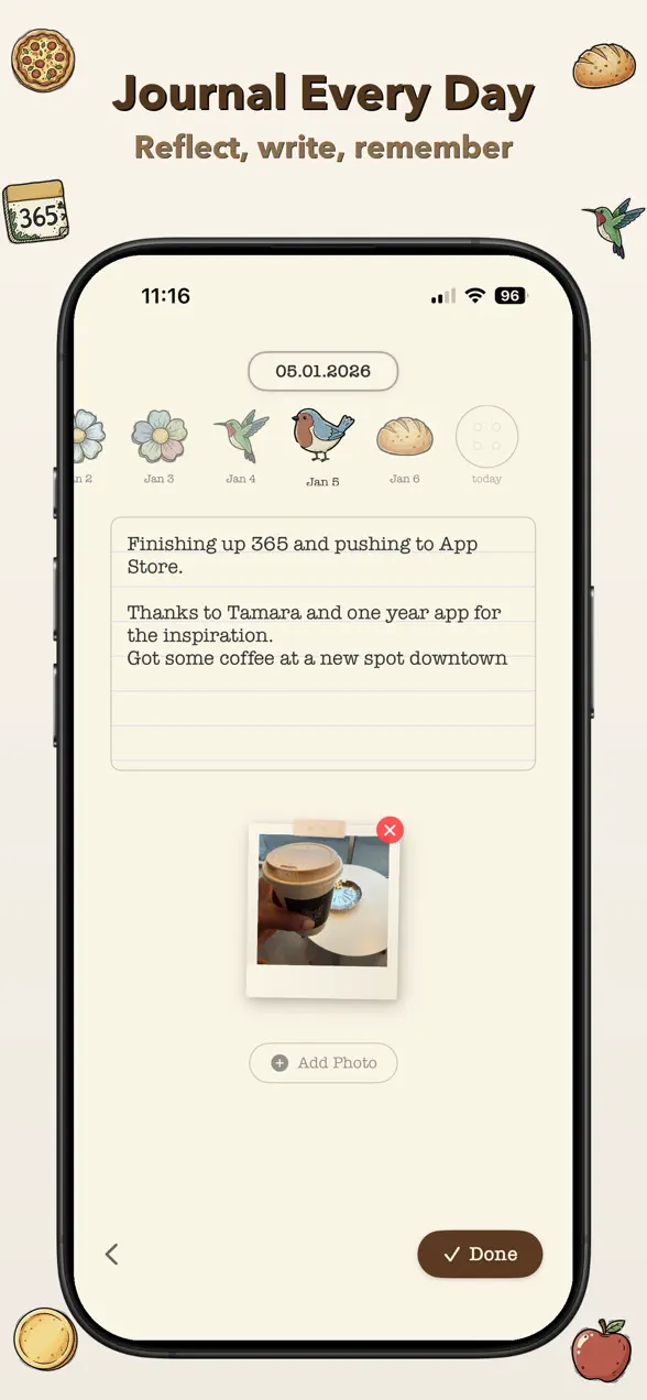 365 Buttons for iPhone, screenshot 1