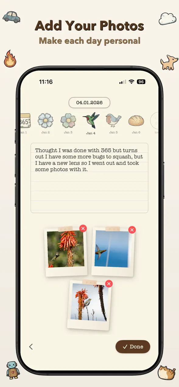 365 Buttons for iPhone, screenshot 3