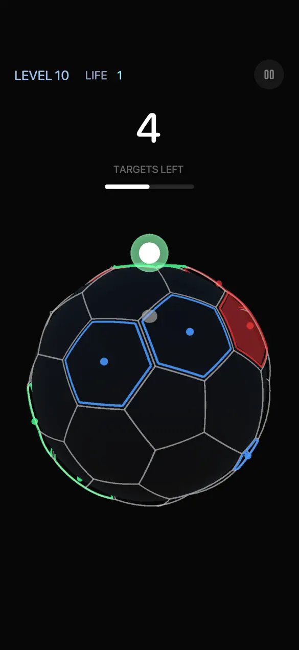 HexaBounce for iPhone, screenshot 1