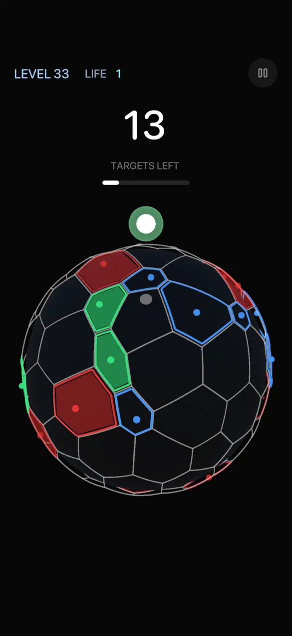 HexaBounce for iPhone, screenshot 2
