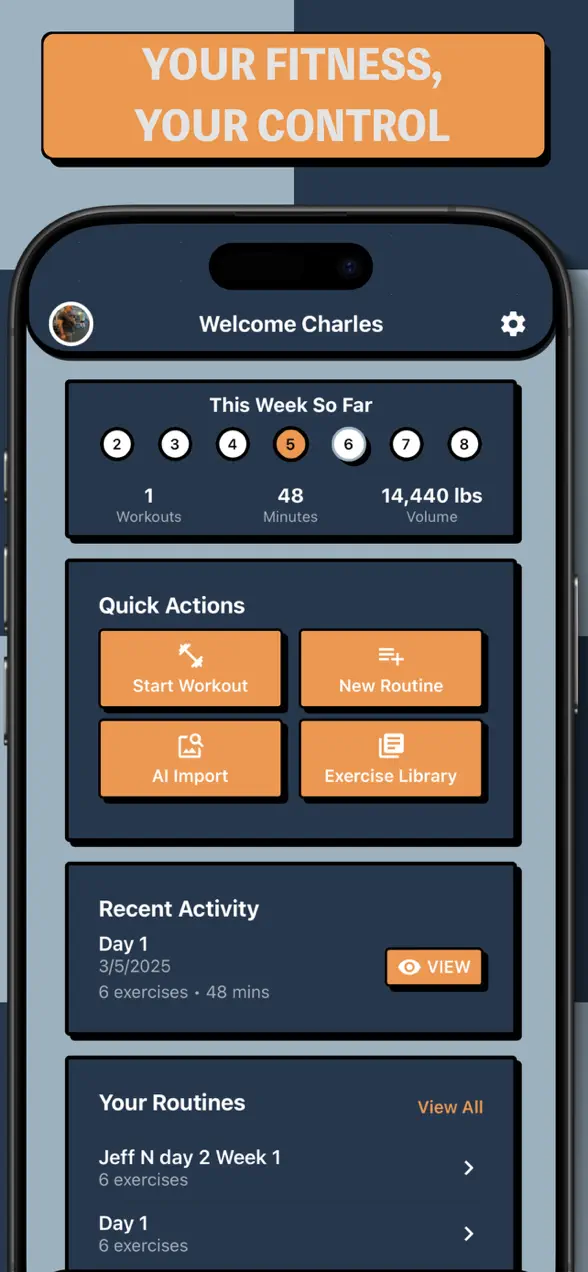Phyziq for iPhone, screenshot 1