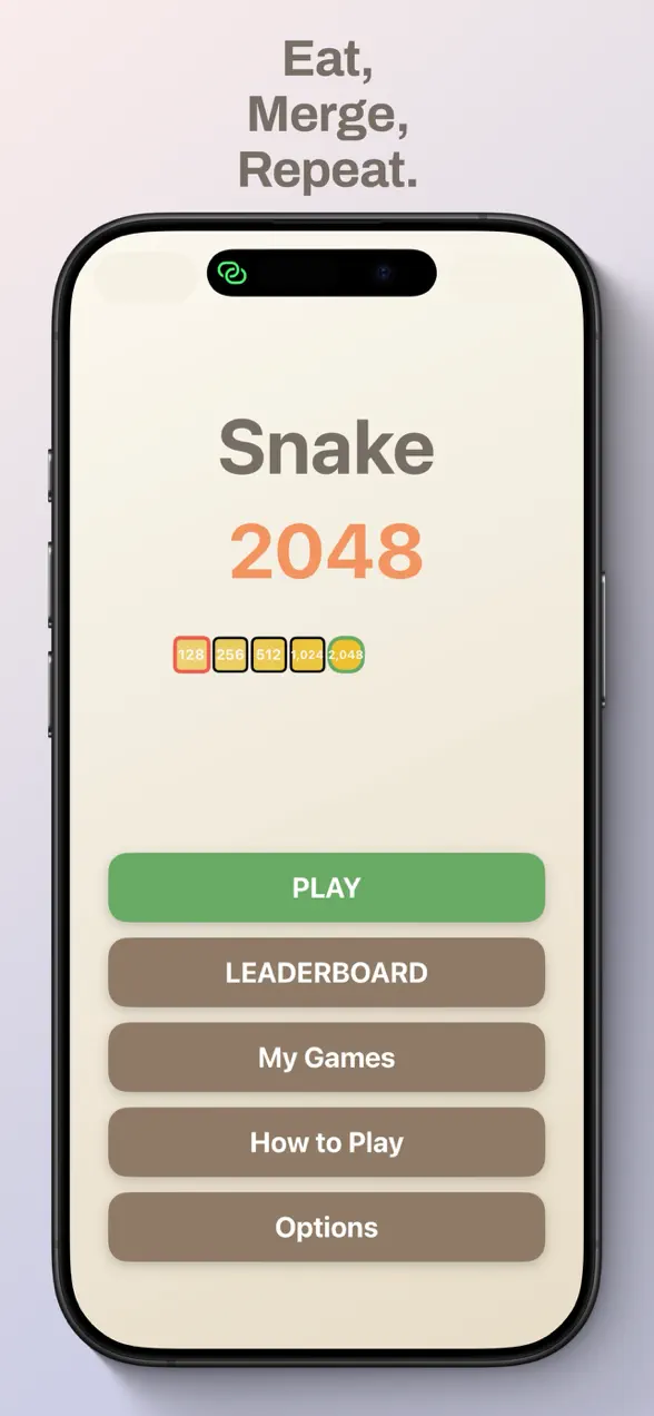 Snake Board 2048 for iPhone, screenshot 1